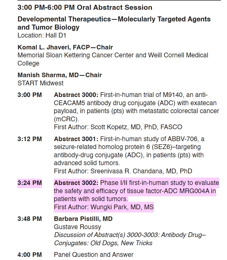 Wungki Park: Presentation of an early exciting data of first-in-human anti-tissue factor ADC in pancreatic cancer at ASCO24