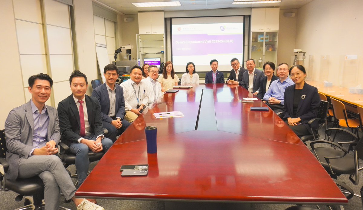 Herbert Loong: We are thrilled to have our new dean Philip Chiu visit our small department of clinical oncology