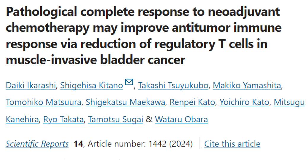Enrique Grande: Improving antitumor immune response via Treg reduction in bladder cancer