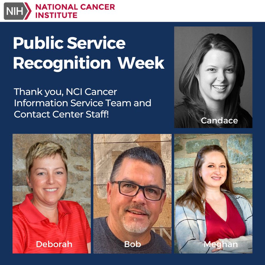 National Cancer Institute – Public Service Recognition Week to thank the CIS
