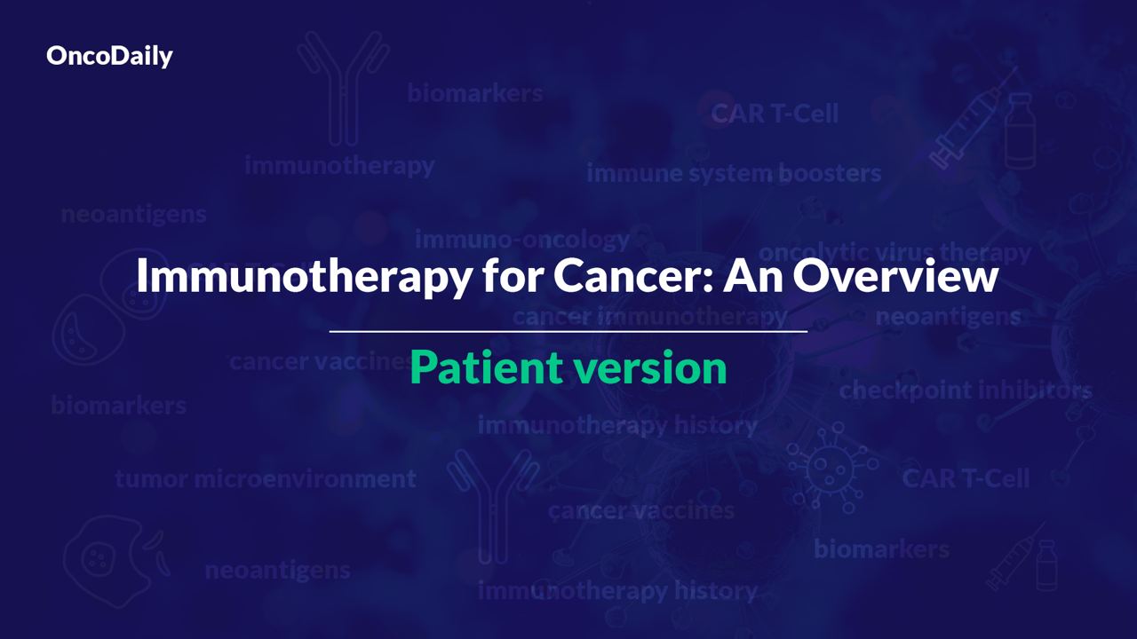 Immunotherapy for Cancer: An Overview