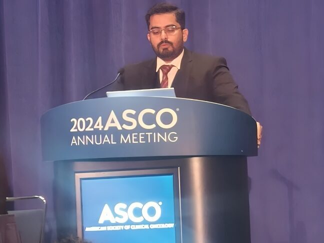 Ashok Sebastian Komaranchath: Honoured to have been invited to the ASCO24 Global Oncology Community of Practice session