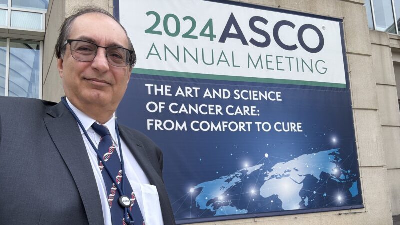 Wafik S. El-Deiry: This morning I wore my nerdy DNA double helix tie