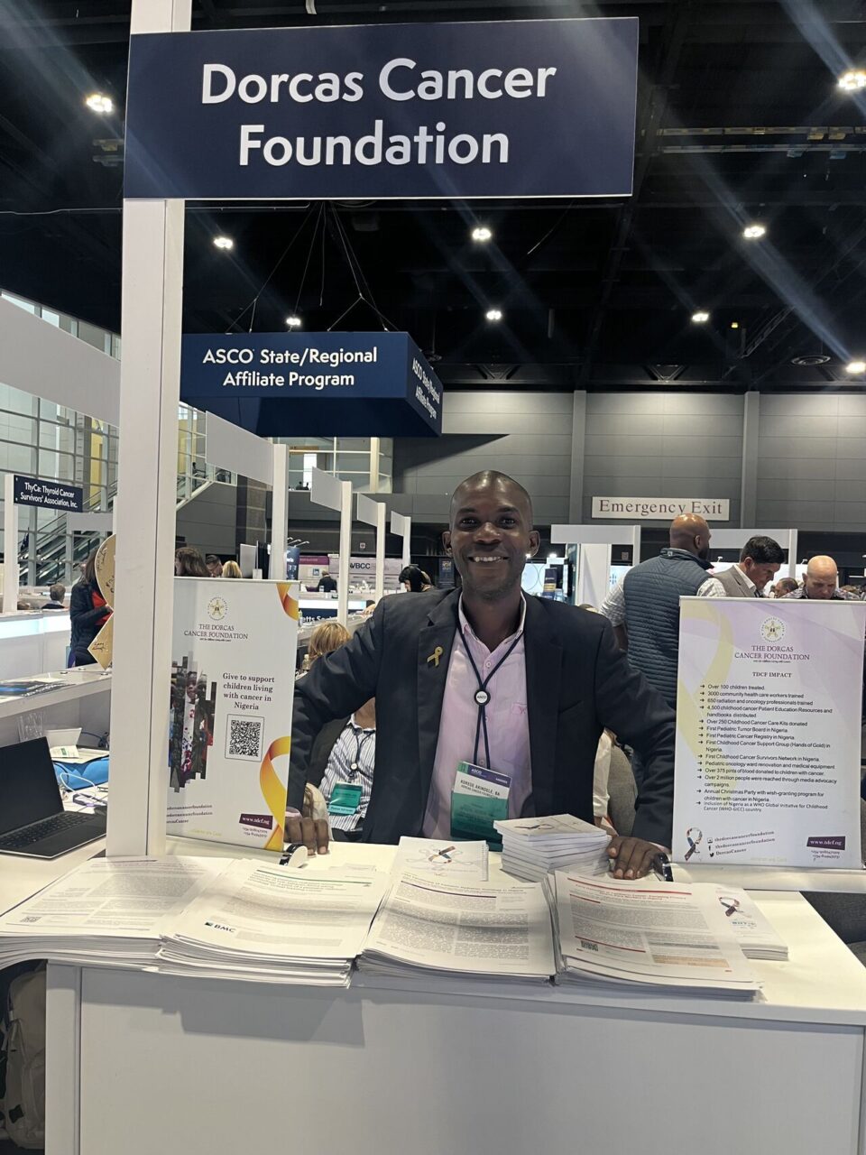 Korede Akindele: I highlighted at ASCO24 the impactful work of The Dorcas Cancer Foundation focusing on our efforts to improve childhood cancer care in Nigeria