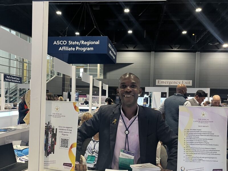 Korede Akindele: I highlighted at ASCO24 the impactful work of The Dorcas Cancer Foundation focusing on our efforts to improve childhood cancer care in Nigeria