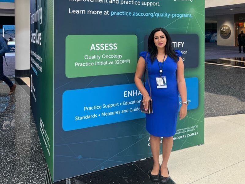 Yasmine Hassan: Just wrapped up an amazing ASCO conference, now gearing up for the upcoming EHA