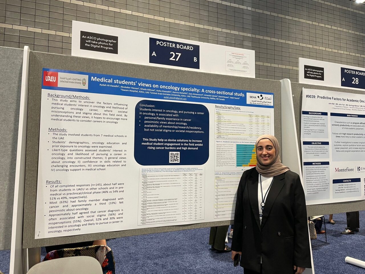 Aydah AlAwadhi: We presented our abstract at the prestigious ASCO24