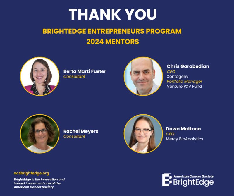 Some of the mentors participating in the 2024 BrightEdge Entrepreneurs (BEE) Program