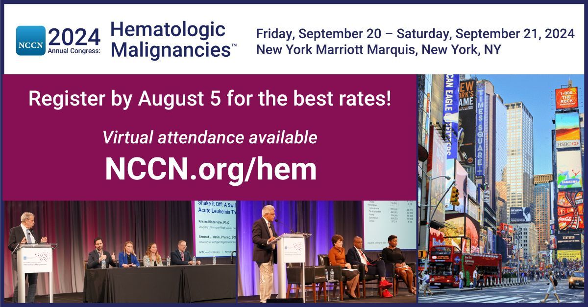 NCCN 2024 Annual Congress on Hematologic Malignancies