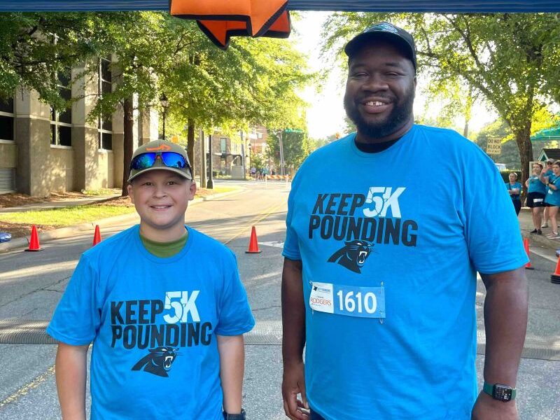 Atrium Health Foundation’s special guests who are helping to kick off the Keep Pounding 5K