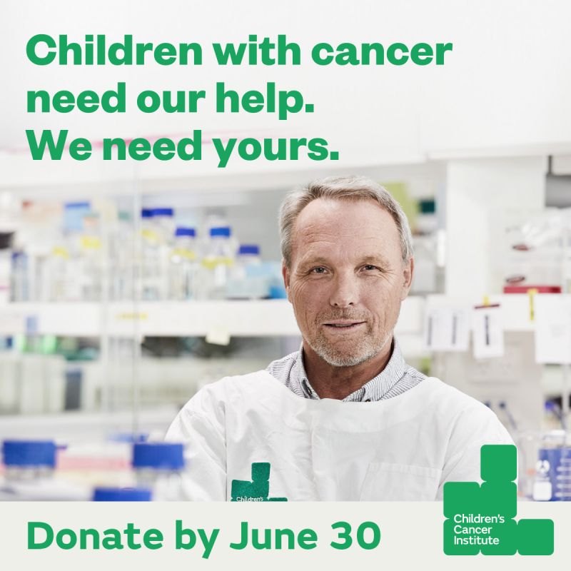 Supporting childhood cancer research – Children’s Cancer Institute