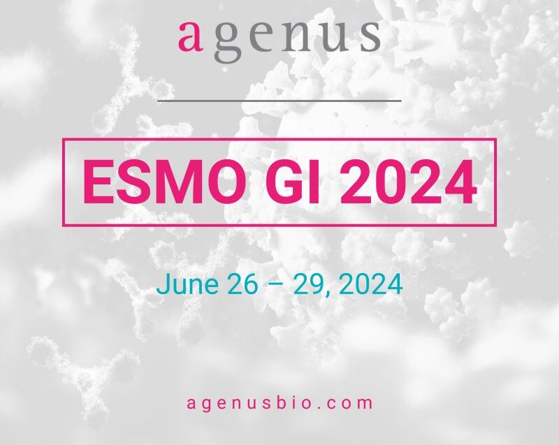 Discuss the future of immuno-oncology with Agenus at ESMOGI24