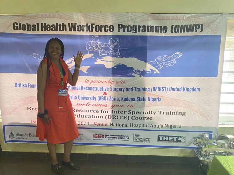 Francine Mulenga: Speaking about breast imaging at National Hospital Abuja