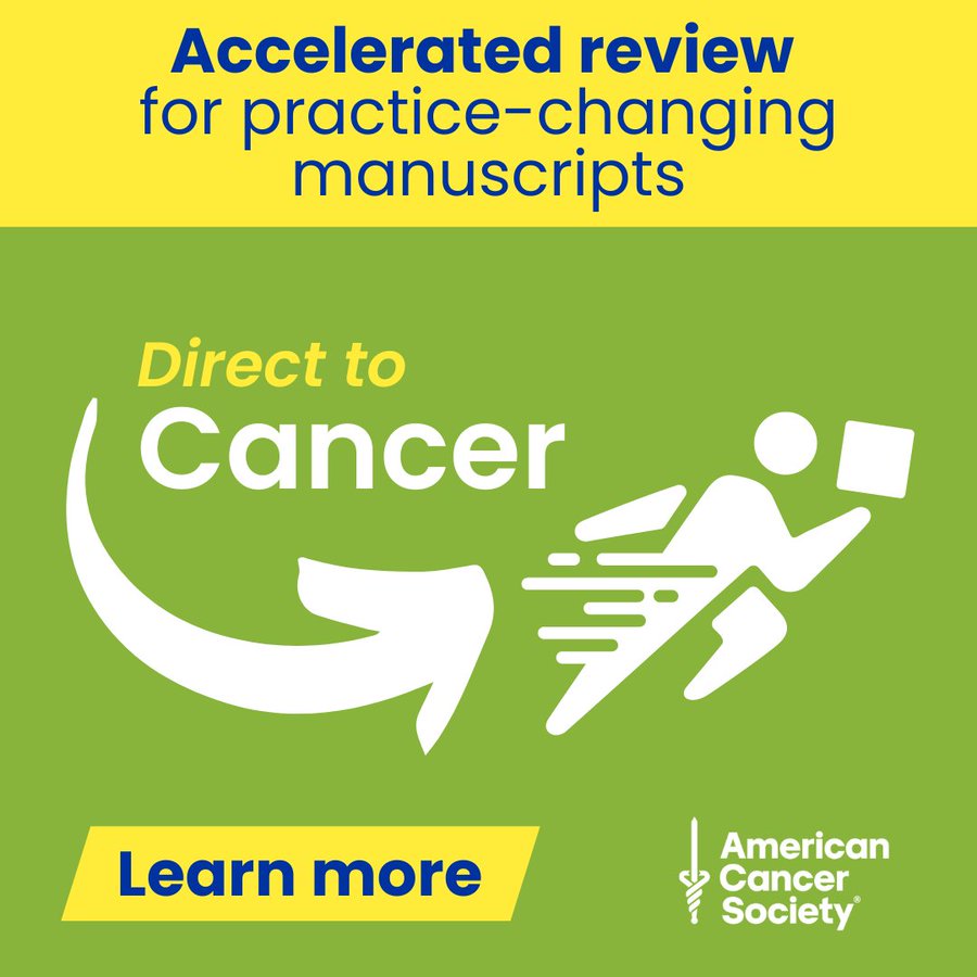 ACS Journal Cancer – Direct to cancer for rejected manuscripts