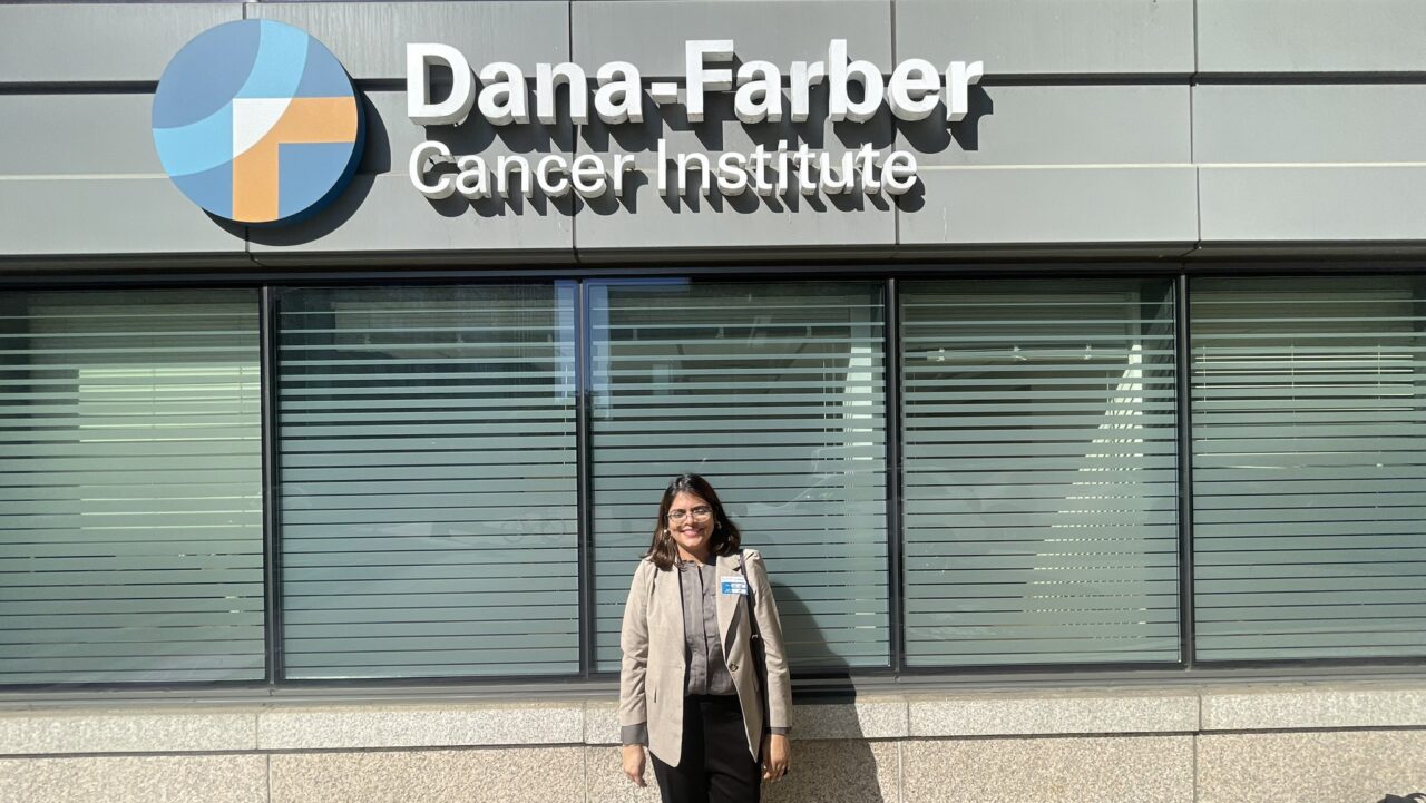 Aparna Sharma: Beginning the ASCO IDEA award mentorship at Dana-Farber Cancer Institute