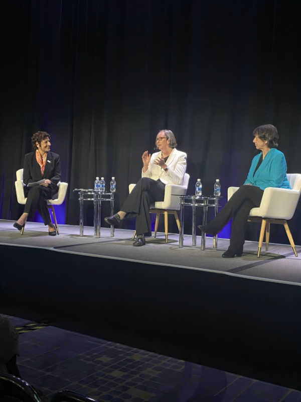 Monica Bertagnolli: Some photos from my chat with Angela DeMichele and Kimryn Rathmell