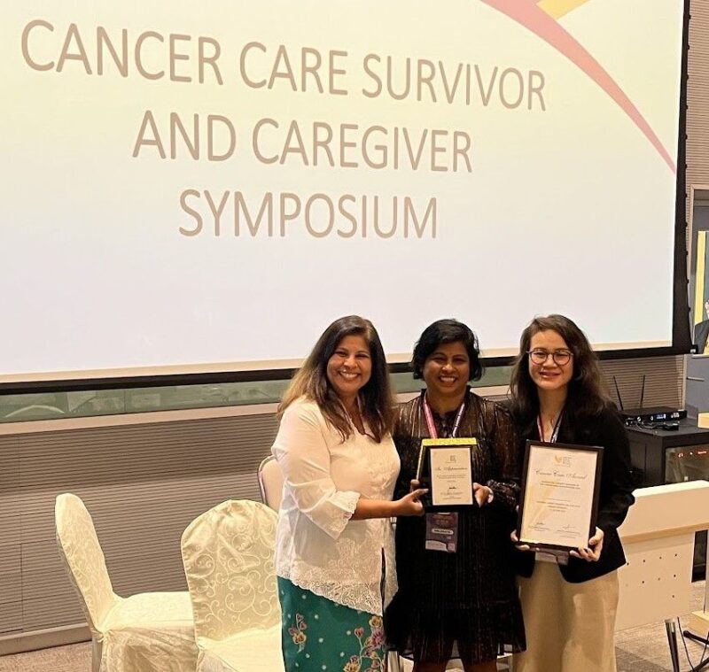 Buvanes Tharmalingam: Recognition for Patient Group Capability Building Initiatives 