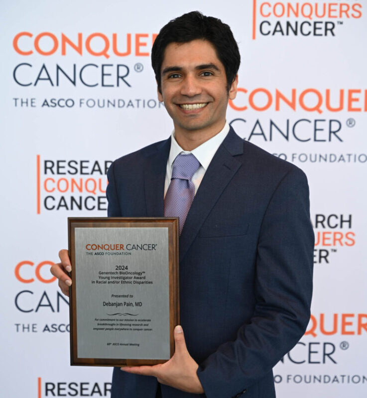 PC3I Fellow Debanjan Pain Receives ASCO Young Investigator Award