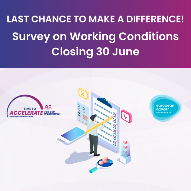 European Cancer Organisation – Only 20 days left for our survey on working conditions