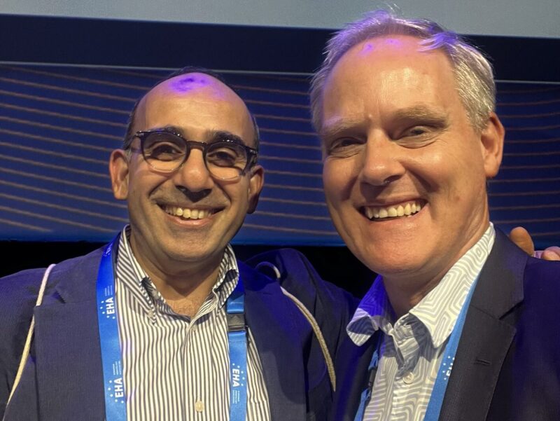 Carl Ola Landgren: Getting ready with Mohamad Mohty for tomorrow’s opening session at EHA2024