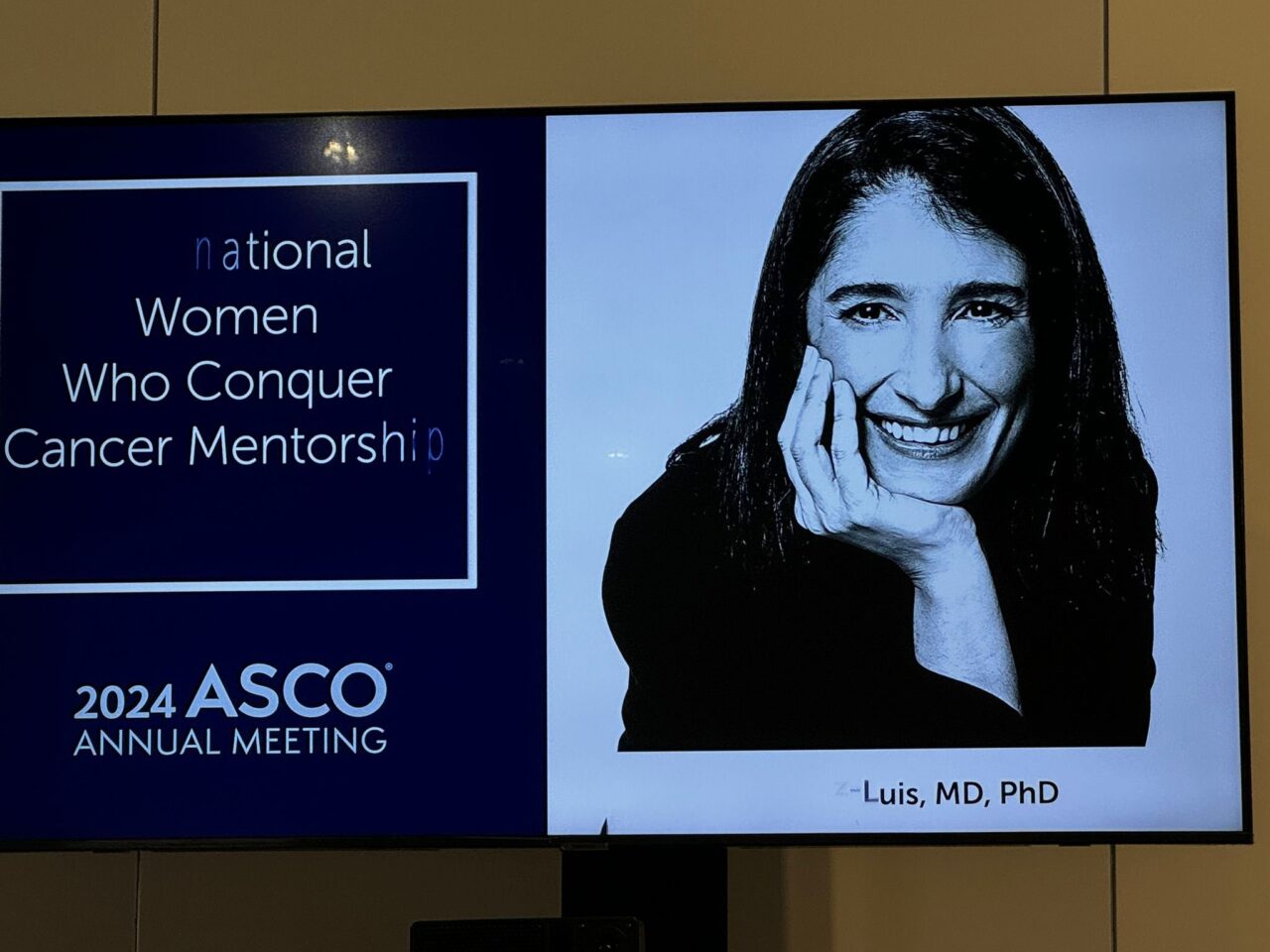 Ines Vaz Luis: Such an honor to receive a mentorship award