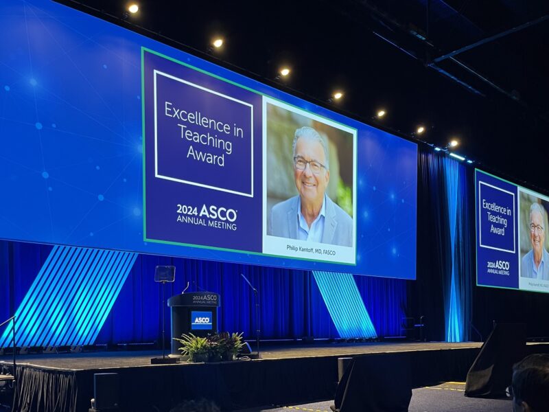 Karen Knudsen: Glad to see Phil Kantoff receive the ASCO24 Excellence in Teaching Award