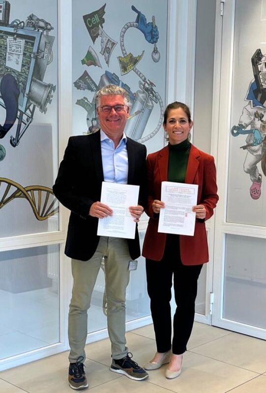 Myriam Chalabi: Happy moment with Christian Blank