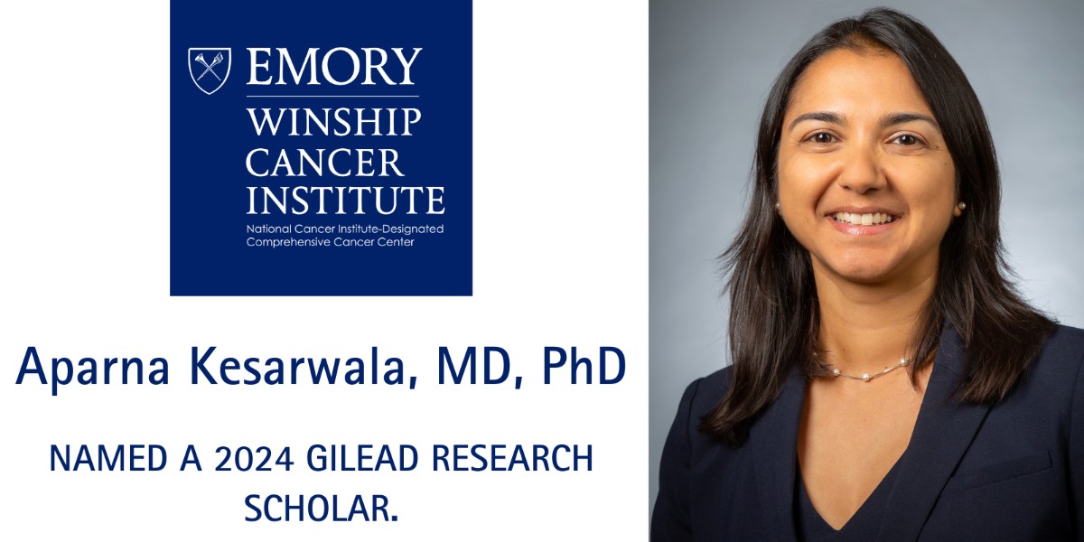 Aparna Kesarwala has been named a 2024 Gilead Research Scholar – Winship Cancer Institute of Emory University
