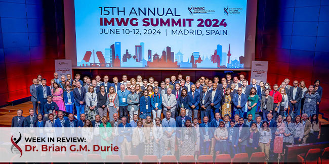 Brian G.M. Durie reports the highlights of the IMWG Summit