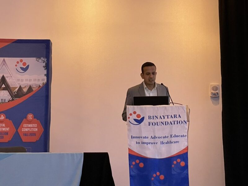 Binay Shah: Outstanding talk by Sid Yadav of Mayo Clinic