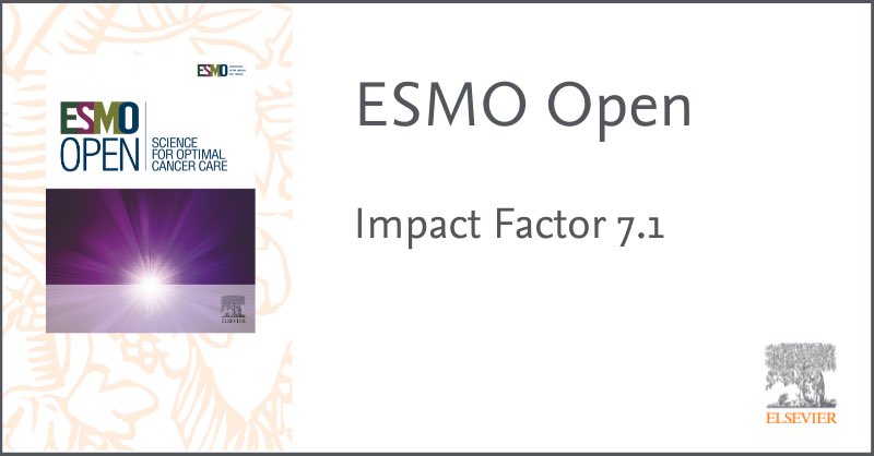 The new Impact Factor for ESMO Open has just been released