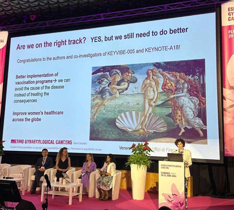 Ilaria Colombo Honored to represent the IOSI at the ESMO Gynae 2024