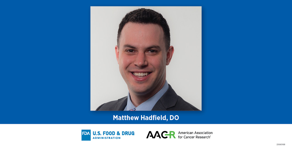 Understanding the role of the FDA will be instrumental in my future trial work and design – Matthew Hadfield