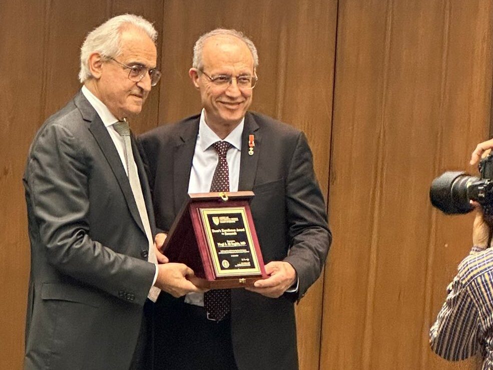 Nagi El Saghir was awarded the American University of Beirut’s Faculty of Medicine Dean’s Excellence Award for Research