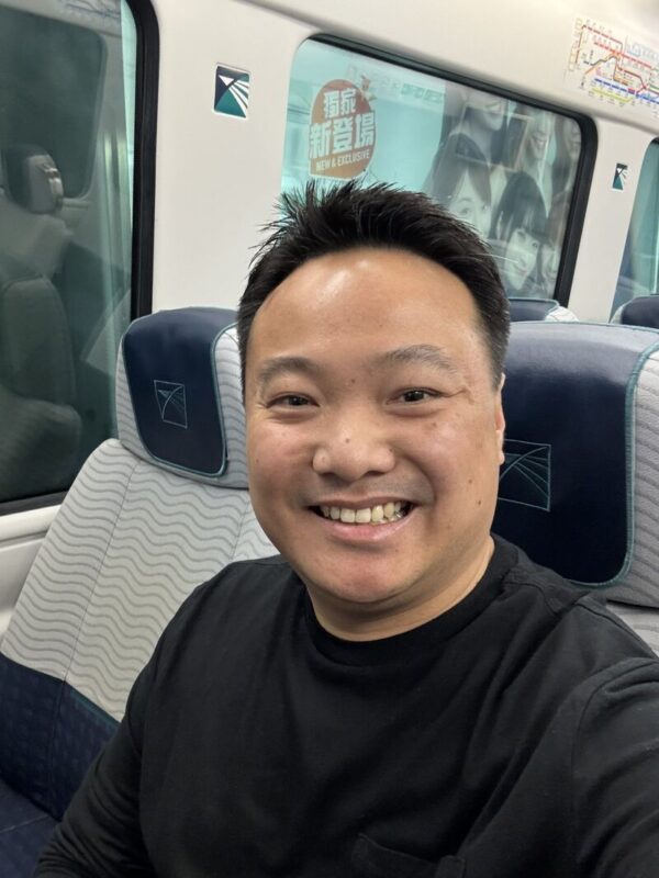Herbert Loong: Signatory photo on  Airport Express as begin to make annual pilgrimage ASCO24