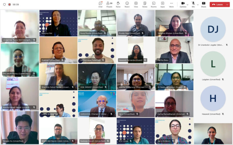 Arunah Chandran: We launched the CanScreen5 Training for Asian countries