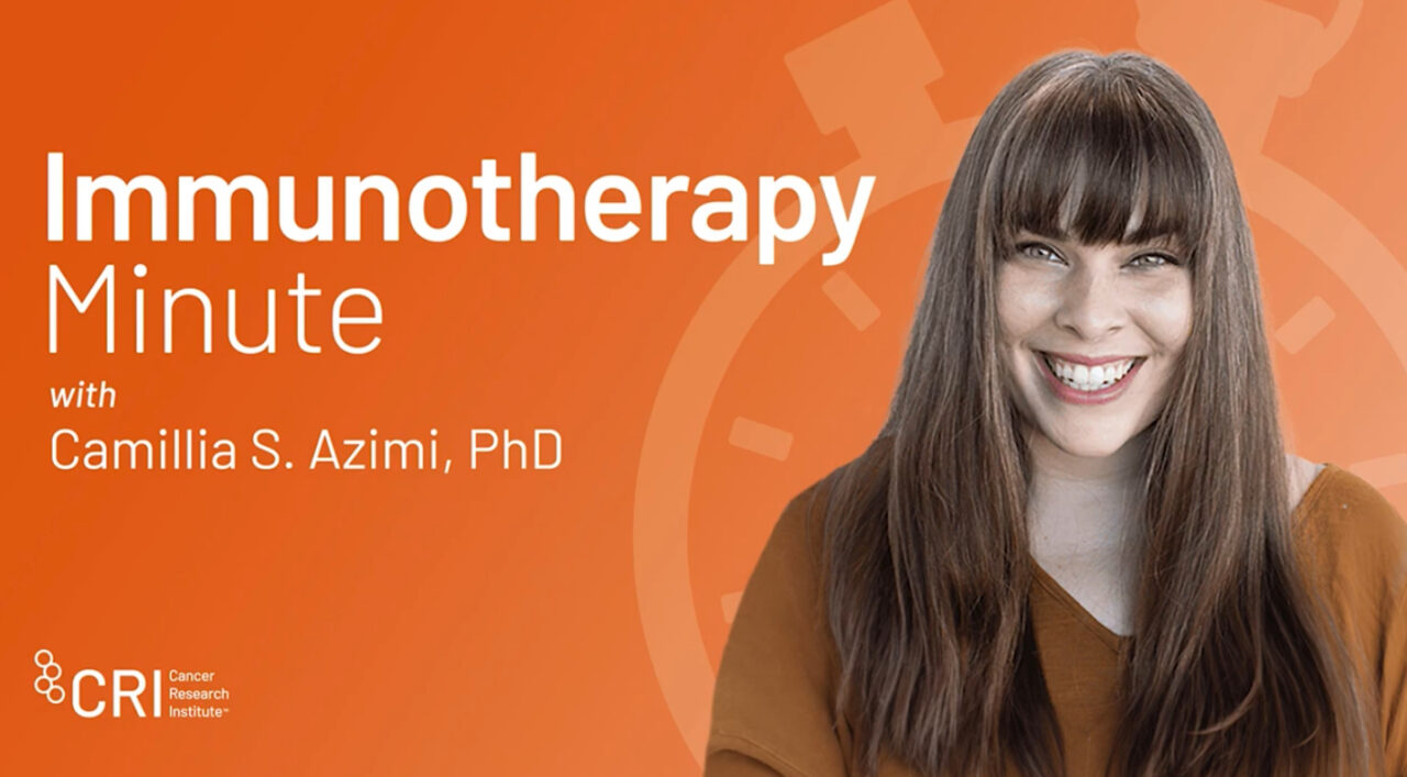 Spend a minute with Dr. Azimi as she discusses human diversity – Cancer Research Institute