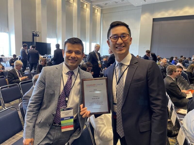 Sumanta K. Pal: Wesley Yip was presented with an ASCO CDA at ASCO24