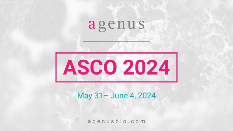 Join us in Chicago to discuss the future of immuno-oncology – Agenus