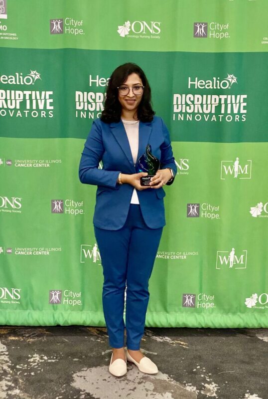 Afreen Shariff: Honored to receive the ASCO - Healio, City of Hope Disruptive Innovator Award for Clinical Innovation