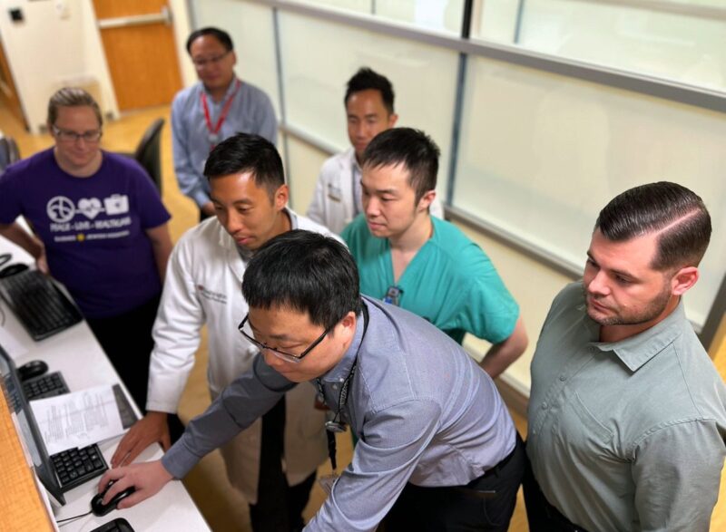 Allen Mo: First patient treated on our adaptive proton trial today!