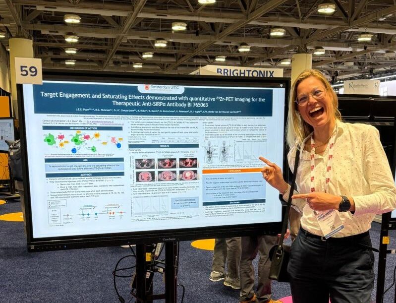 Hanneke Pouw: Tomorrow I’ll present our work in an oral presentation at the SNMMI24 in Toronto!