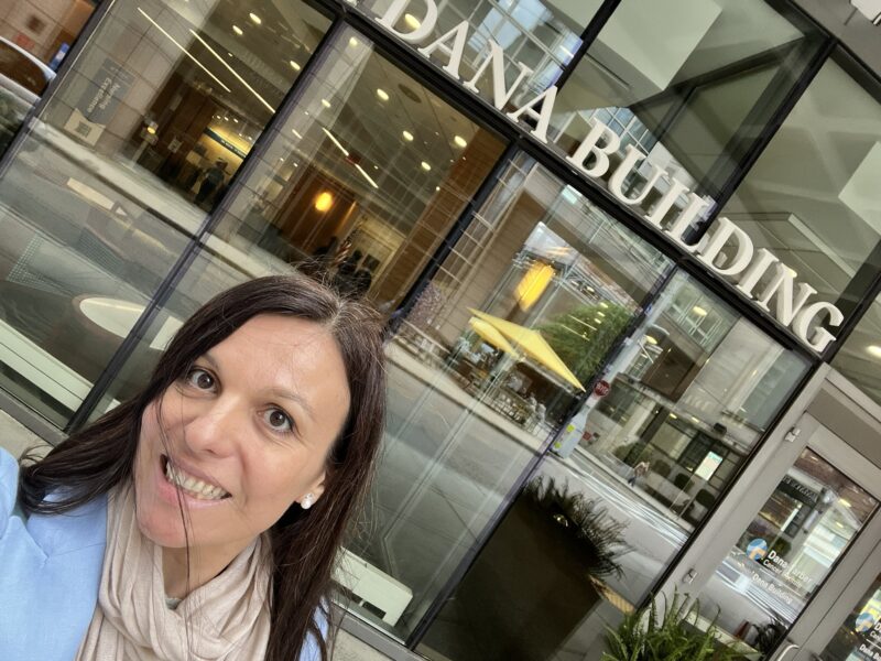 Maria Vidal: Grateful to Ann Partridge and her team at DFCI for this amazing opportunity