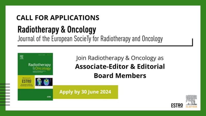 ESTRO is seeking Associate Editors and Editorial Board Members