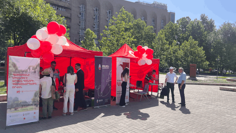 Tatevik Margaryan: Open-air blood donation and awareness campaign in Yerevan by Blood Bank of Armenia