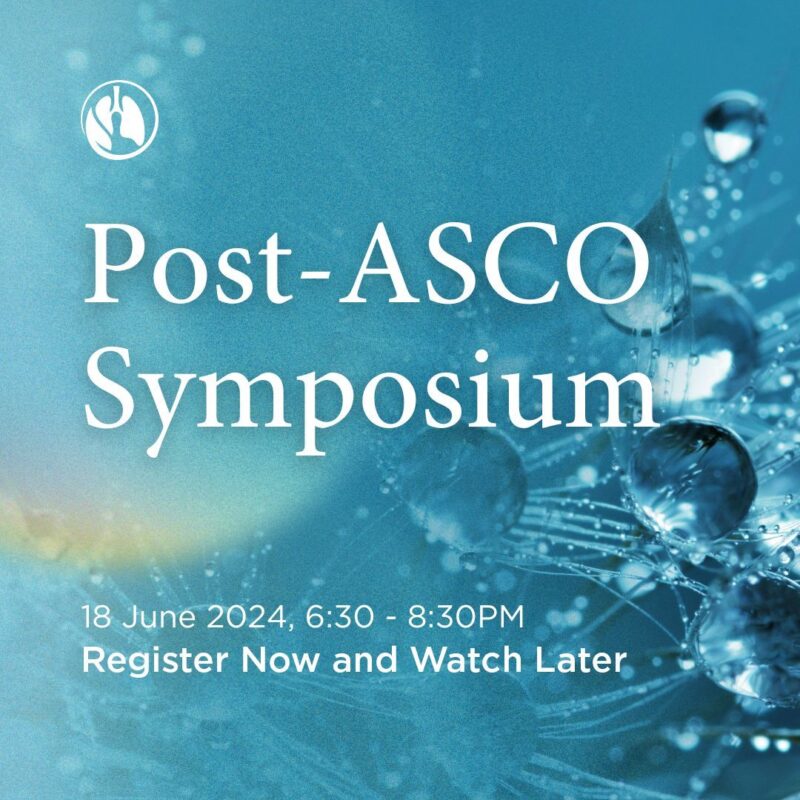 Post-ASCO is happening and it’s not too late to register – Thoracic Oncology of Australasia
