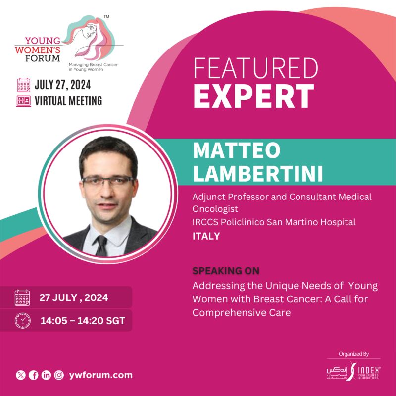 Matteo Lambertini  joins Faculty at the Young Women’s Forum 2024