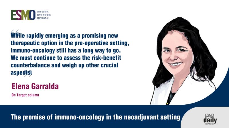 The promise of immuno-oncology in the neoadjuvant setting – ESMO