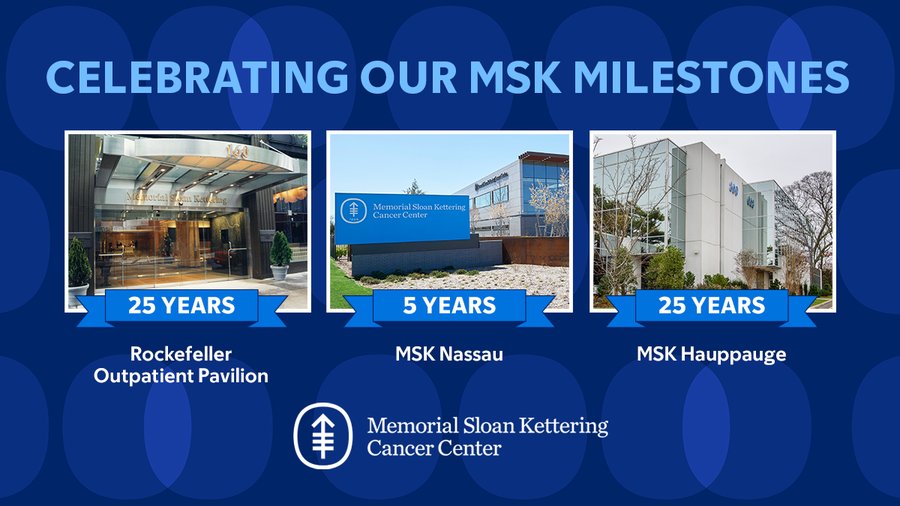 Selwyn M. Vickers: Happy anniversary to three of MSK locations