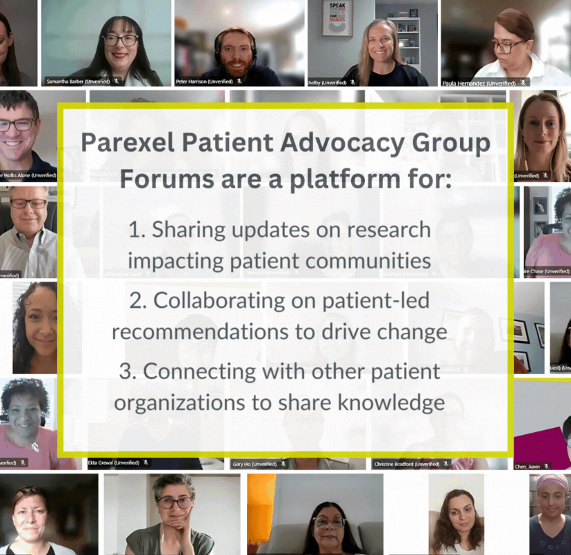 Parexel’s patient advocacy group